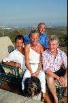 Marbella 25 juli 2003
Jacques D Ancona met zijn vriend Hans en enkele vrienden