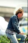 Amsterdam 3 juni 2003
Jeroen Pauw op de fiets