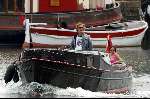 Amsterdam  8 juli 2003
Jeroen Pauw  en Daphne Bunskoek op boot