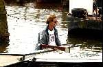 Amsterdam  8 juli 2003
Jeroen Pauw  en Daphne Bunskoek op boot