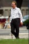 Amsterdam 21 juli 2003
Loek Brons met wandelstok
