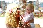 Marbella 25 juli 2003
Mary Borsato met haar kleinzoontje