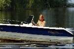 Loosdrecht 10 juli 2003
Milika Peterzon op haar boot