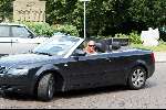 Amsterdam 21 juli 2003
Monique Collignon in Audi A4 cabrio