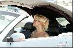 Marbella 26 juli 2003
Natasja Froger in VW Kever Cabrio