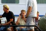 Amsterdam 15 juli 2003
Robbie Williams varen op boot in Amsterdam
Neill van t Hof