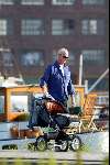 Amsterdam 9 juli 2003  
Peter Faber achter de kinderwagen