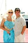 Marbella 26 juli 2003
Rene Froger met zijn vrouw Natasja Froger