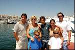 Marbella 26 juli 2003
Rene Froger met Natasja Froger  didier maxim natasja en danny en vriend natasja