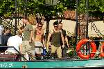 Amsterdam 15 juli 2003
Robbie Williams varen op boot in Amsterdam
Tatoeage