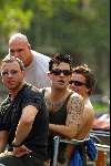 Amsterdam 15 juli 2003
Robbie Williams varen op boot in Amsterdam
Tatoeage