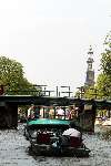 Amsterdam 15 juli 2003
Robbie Williams varen op boot in Amsterdam