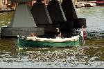 Amsterdam 15 juli 2003
Schoonvader Robert Leroy op zijn sloep