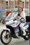 Amsterdam 22 juli 2003
Presentatie NET 5 SBS  en Veronica bij panama.
Wouter Nicolaas op zijn motor