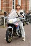 Amsterdam 22 juli 2003
Presentatie NET 5 SBS  en Veronica bij panama.
Wouter Nicolaas op zijn motor