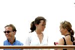 Porte Ercole 8 juli 2004
Prins Jaime, Prinses  Carolina en de vriendin van Prins Floris Aimee   op de Jumbo VI