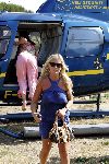 St tropez 24 juli 
Angela Kluivert met helicopter