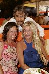 St Tropez 24 juli 2004
Angela Kluivert met Mariet v Mill en bedrijfsleider Tahiti
