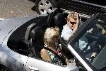 Amsterdam 29 juli 2004
Tooske Breugem en Bastiaan Ragas in BMW Z4 cabrio