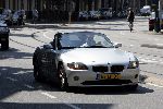 Amsterdam 29 juli 2004
Tooske Breugem en Bastiaan Ragas in BMW Z4 cabrio