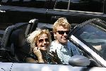Amsterdam 29 juli 2004
Tooske Breugem en Bastiaan Ragas in BMW Z4 cabrio