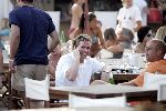 St Tropez 24 juli 2004
Feestje met champagne bij Nikki Beach. 
Edwin Smulders