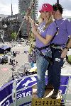 Hilversum 26 juli 2004
Ellemieke Vermolen met tatoeage op voet