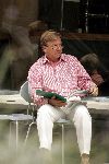 Amsterdam 27juli 2004
Eric Peute op een terras