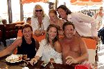 St Tropez 24 juli 2004
Evert Kroon met familie