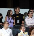 Rotterdam 14 juni 2004
Marco Borsato in de kuip.  Gerard Joling met bril en Rosanna Lima