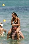 Sant tropez 25 juli 
Harry Mens in zee met zijn kinderen.