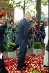 Heesch/Geffen 10 Juli 2004
Trouwen Ruud v Nistelrooy met zijn Leontien Slaats
Jaap Stam