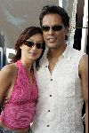 Amsterdam 29 juli 2004
Premiere I Robot in Pathe Arena.
Jennifer de Jong met man Mike Klewel