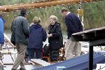 Muiden 4 juli 2004
Koningin Beatrix en Prins Friso varen op Groene Draeck