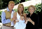 Tavernelle 9 juli 2004
Fotomoment op vakantie bij Prins Willem Alexander Maxima en prinses Amalia.
