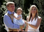 Tavernelle 9 juli 2004
Fotomoment op vakantie bij Prins Willem Alexander Maxima en prinses Amalia