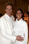Amsterdam 11 juli 2004
Modeshow Wolford in het Amstel Hotel.  
Chimene v Oosterhout en Michael Lingg