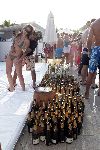 St Tropez 24 juli 2004
Nikki Beach st tropez. Moet Chandon champagne