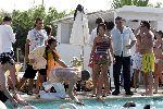 St Tropez 24 juli 2004
Feestje met champagne bij Nikki Beach.
