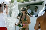 St Tropez 24 juli 2004
Feestje met champagne bij Nikki Beach.