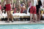 St Tropez 24 juli 2004
Feestje met champagne bij Nikki Beach.
