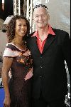 Amsterdam 29 juli 2004
Premiere I Robot in Pathe Arena.
Peter Faber met  vrouw