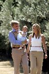 Tavernelle 9 juli 2004
Fotomoment op vakantie bij Prins Willem Alexander Maxima en prinses Amalia.