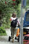 Amsterdam 21 juli 2004
Prinses Annette bij de apotheek op de cornelis Schuytstraat