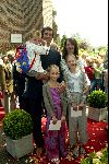 Heesch/Geffen 10 Juli 2004
Trouwen Ruud v Nistelrooy met zijn Leontien Slaats
Raimond v d Gouw met zijn gezin