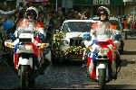 Heesch/Geffen 10 Juli 2004
Trouwen Ruud v Nistelrooy met zijn Leontien Slaats
Classic Rolls Royce