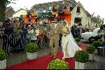 Heesch/Geffen Holland 10 Juli 2004
Trouwen Ruud v Nistelrooy met zijn Leontien