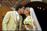Heesch/Geffen Holland 10 Juli 2004
Trouwen Ruud v Nistelrooy met zijn Leontien