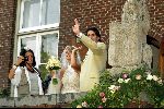 Heesch/Geffen Holland 10 Juli 2004
Trouwen Ruud v Nistelrooy met zijn Leontien