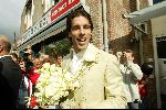 Heesch/Geffen Holland 10 Juli 2004
Trouwen Ruud v Nistelrooy met zijn Leontien